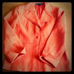 Blazer bright orange size 6